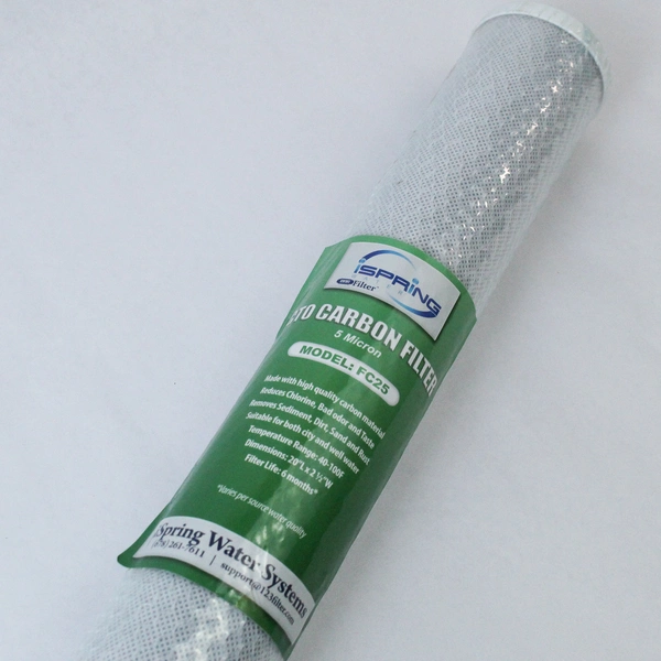 iSpring CTO Carbon Filter 5 Micron Model FC25 Sealed Great Condition
