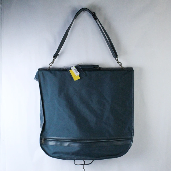 Vintage Samsonite Garment Bag Luggage 22" Blue Adjustable Shoulder Strap