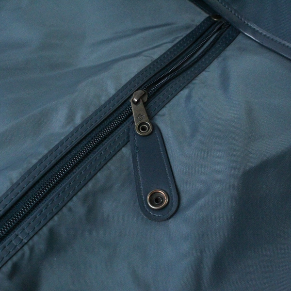 Vintage Samsonite Garment Bag Luggage 22" Blue Adjustable Shoulder Strap