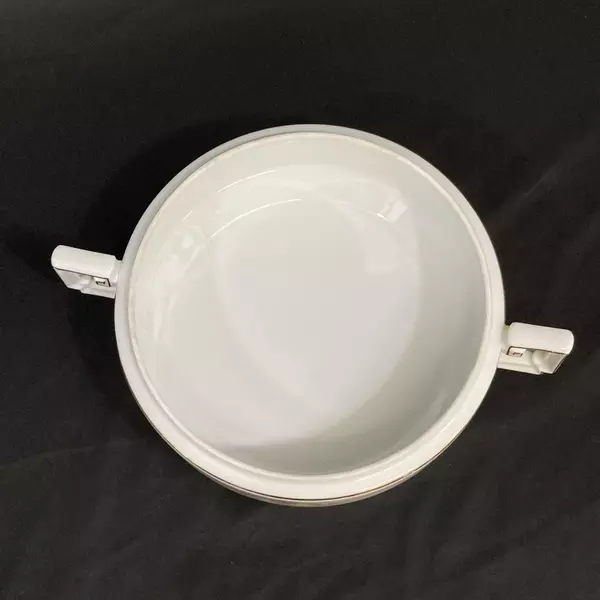 H&C Heinrich 11" Round Vegetable Bowl Pink Rose Rosalinda Bavaria Vintage