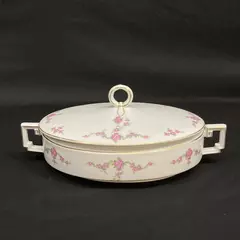 Heinrich H & C Selb Bavaria Oval Covered Vegetable Bowl No Lid 10.25 Inch
