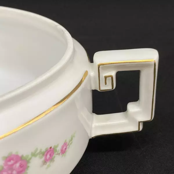 Heinrich H & C Selb Bavaria Oval Covered Vegetable Bowl No Lid 10.25 Inch