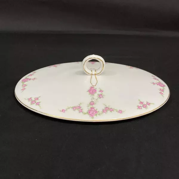 Heinrich H & C Selb Bavaria Oval Covered Vegetable Bowl No Lid 10.25 Inch