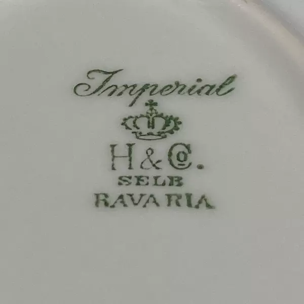 Heinrich H & C Selb Bavaria Oval Covered Vegetable Bowl No Lid 10.25 Inch