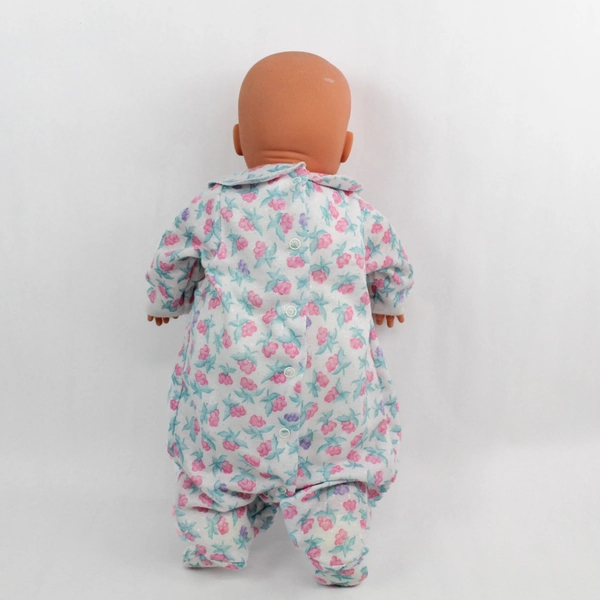 Gi-Go Doll 2008 Blue Eyes Open Close Pink Floral Outfit 20.5" Pre-Owned