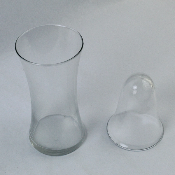 Libbey Sidney 4-Piece Clear Glass Set 2 Vases 2 Hanging Votives Home Decor