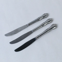 Oneida Homestead Dinner Knives Lot of 3 Hollow Handle Flatware Pre-Owned
