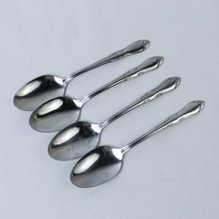 Set of 4 Simeon L & George H Rogers Stainless Steel Tablespoons Pre-Owned