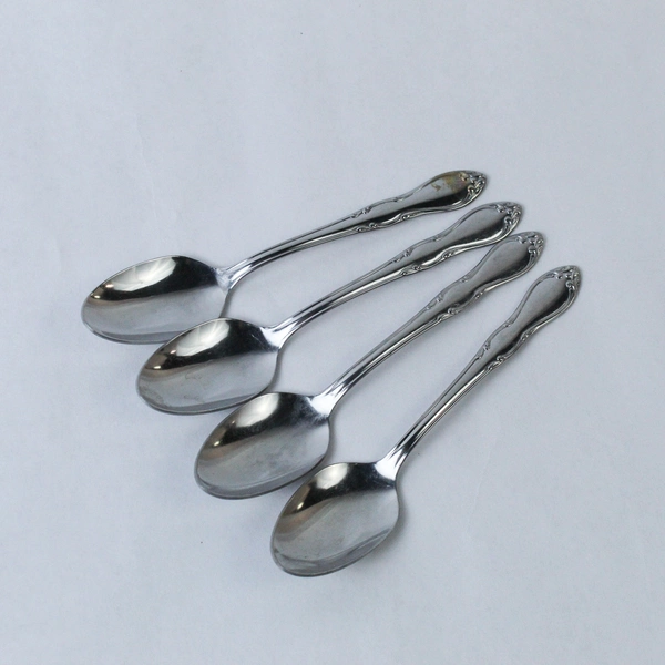 Set of 4 Oneida Simion Stainless Teaspoons L & George H Rogers Co Pre-owned