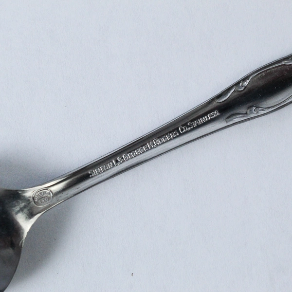 Set of 4 Oneida Simion Stainless Teaspoons L & George H Rogers Co Pre-owned