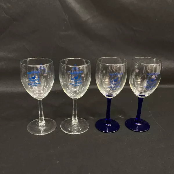 Lot of 12 McMinnville Oregon Wine & Food Classic Crystal Wine Glasses Vintage