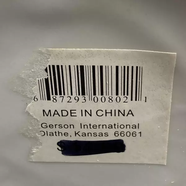 Gerson International Ceramic Pitcher 6.5" White Cobalt Blue Floral Vintage