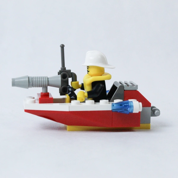 LEGO Town Fire Boat 1248 Vintage Mini Set with Manual Retired No Box