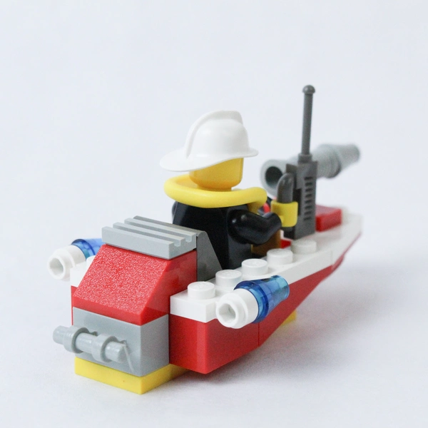 LEGO Town Fire Boat 1248 Vintage Mini Set with Manual Retired No Box