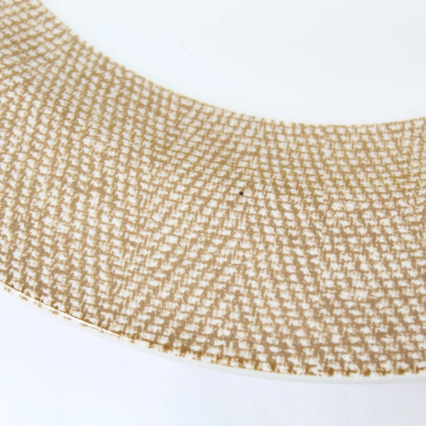 Lot of 3 Pier One Textured Bands 10" Dinner Plates England Vintage