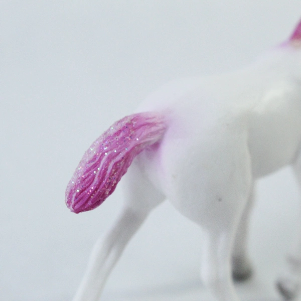 Mojo Mini Unicorn Figurine 2017 White Pink 3" Tall Fantasy Toy Collectible