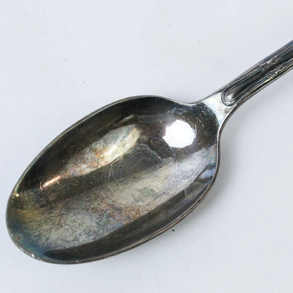 Vintage Argentina Plata Lappas Spoon Antique Silverplate Flatware 5.75" Long