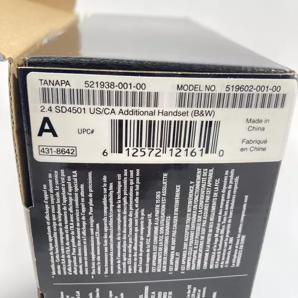 Motorola SD4501 2.4GHz Cordless Expansion Handset with Caller ID Good Condition