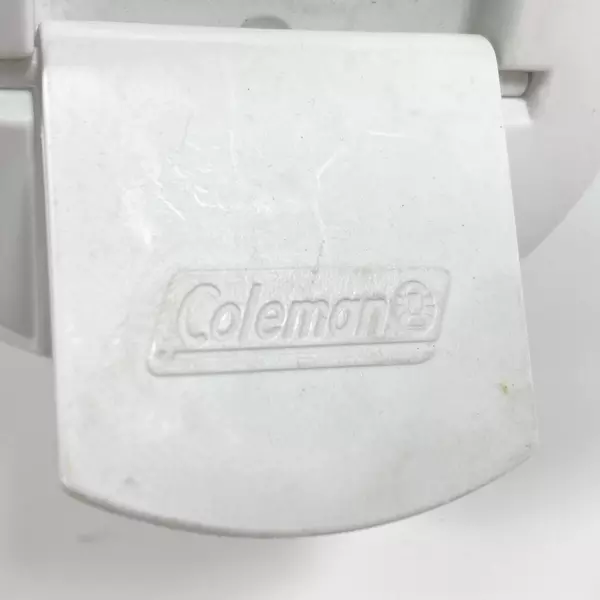 Vintage Coleman 7 Up RC Cola Thermos Model 5542 Dark Green With White Lid