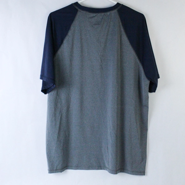 Energy Zone Men's Activewear Top Gray Blue L Short Sleeve Shirt Pre-Owned