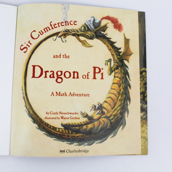 Sir Cumference and The Dragon Of Pi Paperback Book Cindy Neuschwander
