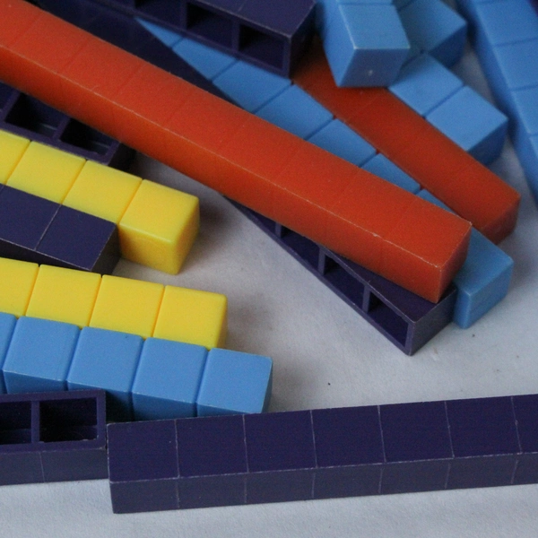 52 Math Base 10 Rods Set Plastic Homeschool Math Manipulatives Good Condition