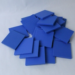 21 Blue Base 10 Math Manipulatives Set 10" Educational Homeschool Tools