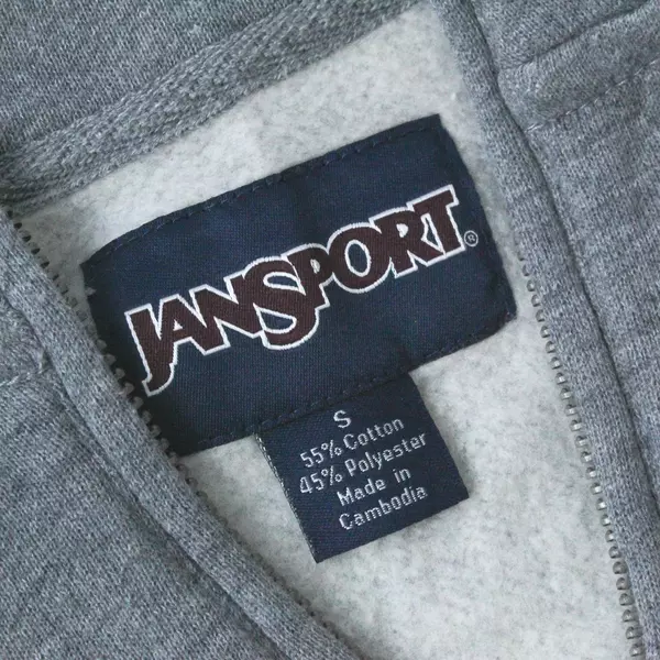 JanSport Pullover Jacket Women's Small Oregon State University 1/4 Zip Gray OSU