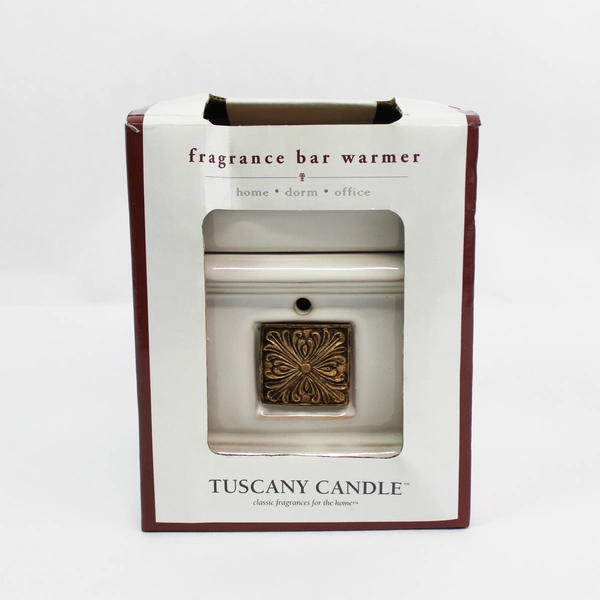 Tuscany Candle Fragrance Bar Warmer White Square by Langley - Tested & Boxed