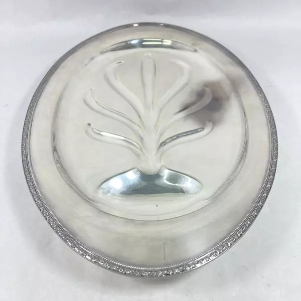 Vintage Oneida St. Regis Silverplate Oval Footed Platter Tray 19" Collectible