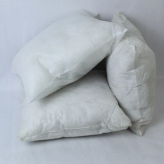 Lot of 3 Unbranded Pillows No Covers White Two 16 x 14 One 15 x 13 Home Decor