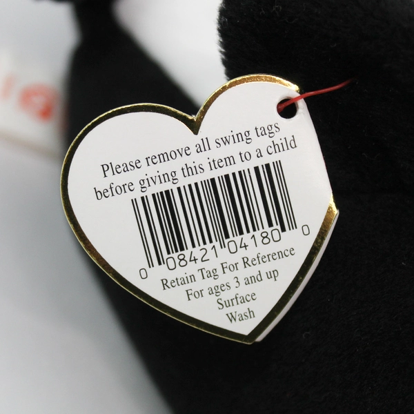 Vintage 1996 Ty Beanie Baby Waves the Whale with Echo Dolphin Tags Rare