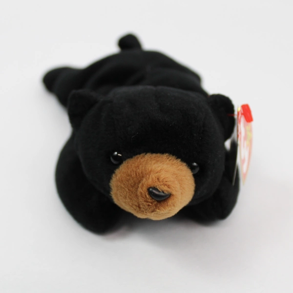 Ty Beanie Baby Blackie the Bear 1993 1994 PVC Pellets With Tag Style 4011
