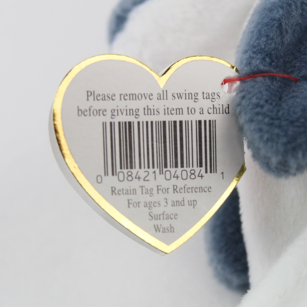 1996 Ty Beanie Original Baby Echo The Dolphin with Waves The Whale Tags Oddity