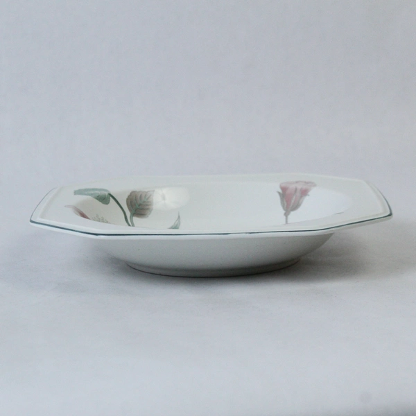 Lot of 3 Mikasa Continental Silk Flowers Bowls 8.25" Floral Pattern Pre-owned