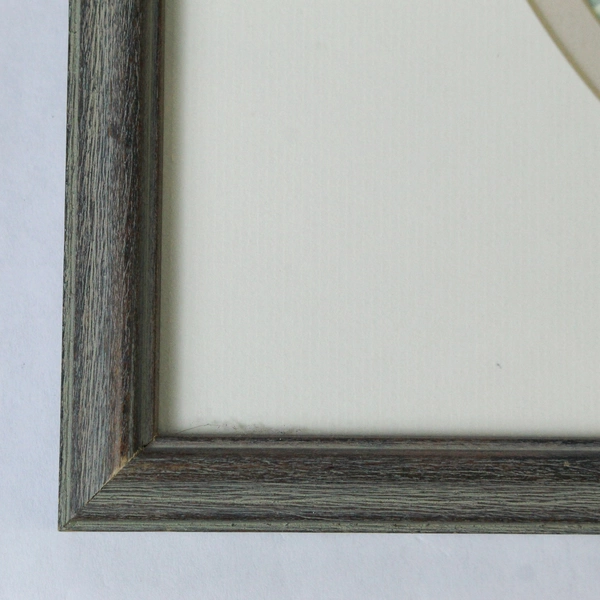 Framed Ocean Coastal Scene Art Print with Seagulls 17"x11" Home Decor