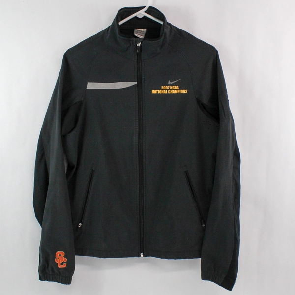Nike Fit Storm 2007 NCAA SC National Champions Men's Small Jacket Black
