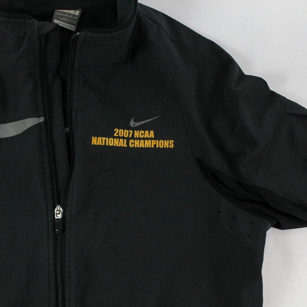 Nike Fit Storm 2007 NCAA SC National Champions Men's Small Jacket Black