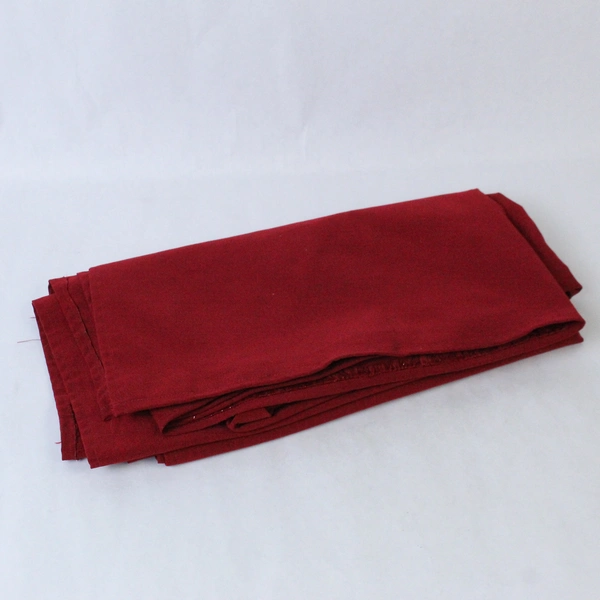 Handmade Red Tablecloth 60x60 Square Subtle Stripe Pattern Home Decor