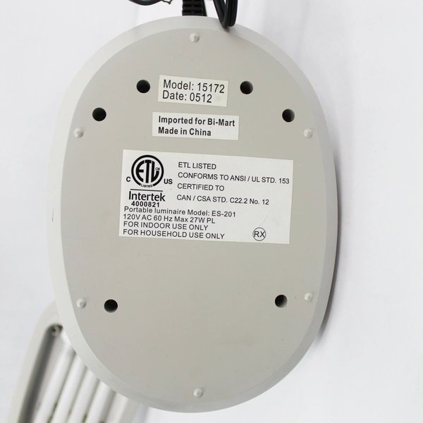 Portable Luminaire Desk Lamp ES-201 Adjustable Neck 14"-26" Tall Modern Light