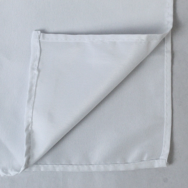Lot of 12 White Cloth Napkins 19x19 Inch Solid Pattern Dining Home Decor