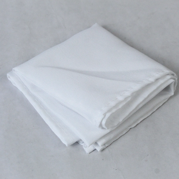 Lot of 12 White Cloth Napkins 19x19 Inch Solid Pattern Dining Home Decor