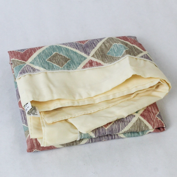 Burlington Paris Pillow Sham Cover 29.5x23 Multicolor Geometric Design