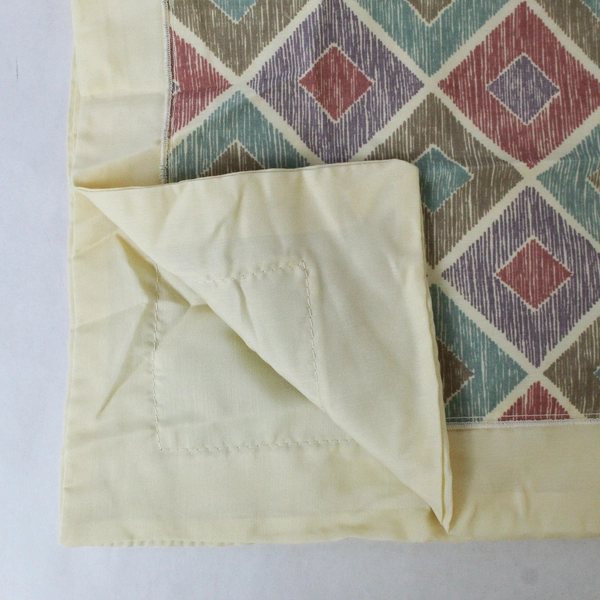 Burlington Paris Pillow Sham Cover 29.5x23 Multicolor Geometric Design