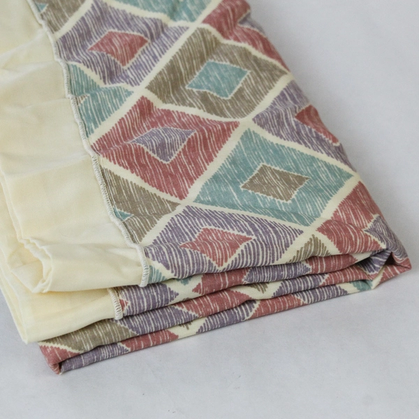 Burlington Paris Pillow Sham Cover 29.5x23 Multicolor Geometric Design