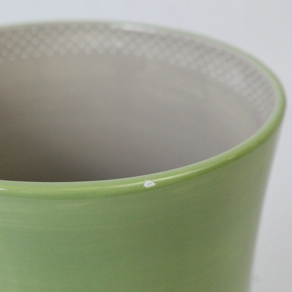 My Soul's Window Utensil Holder Green Ceramic Kitchen Storage Container