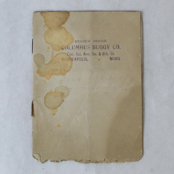 The Wonderful One-Hoss Shay by Oliver Wendell Holmes PB Columbus Buggy Co