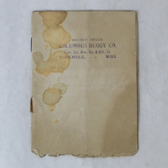 The Wonderful One-Hoss Shay by Oliver Wendell Holmes PB Columbus Buggy Co