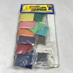 Package of Activa Scenic Sand Sable Colors 12 One Ounce Packs Opened Craft