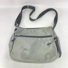 Travelon Gray Nylon Laptop Bag Briefcase with Organizer & Detachable Strap